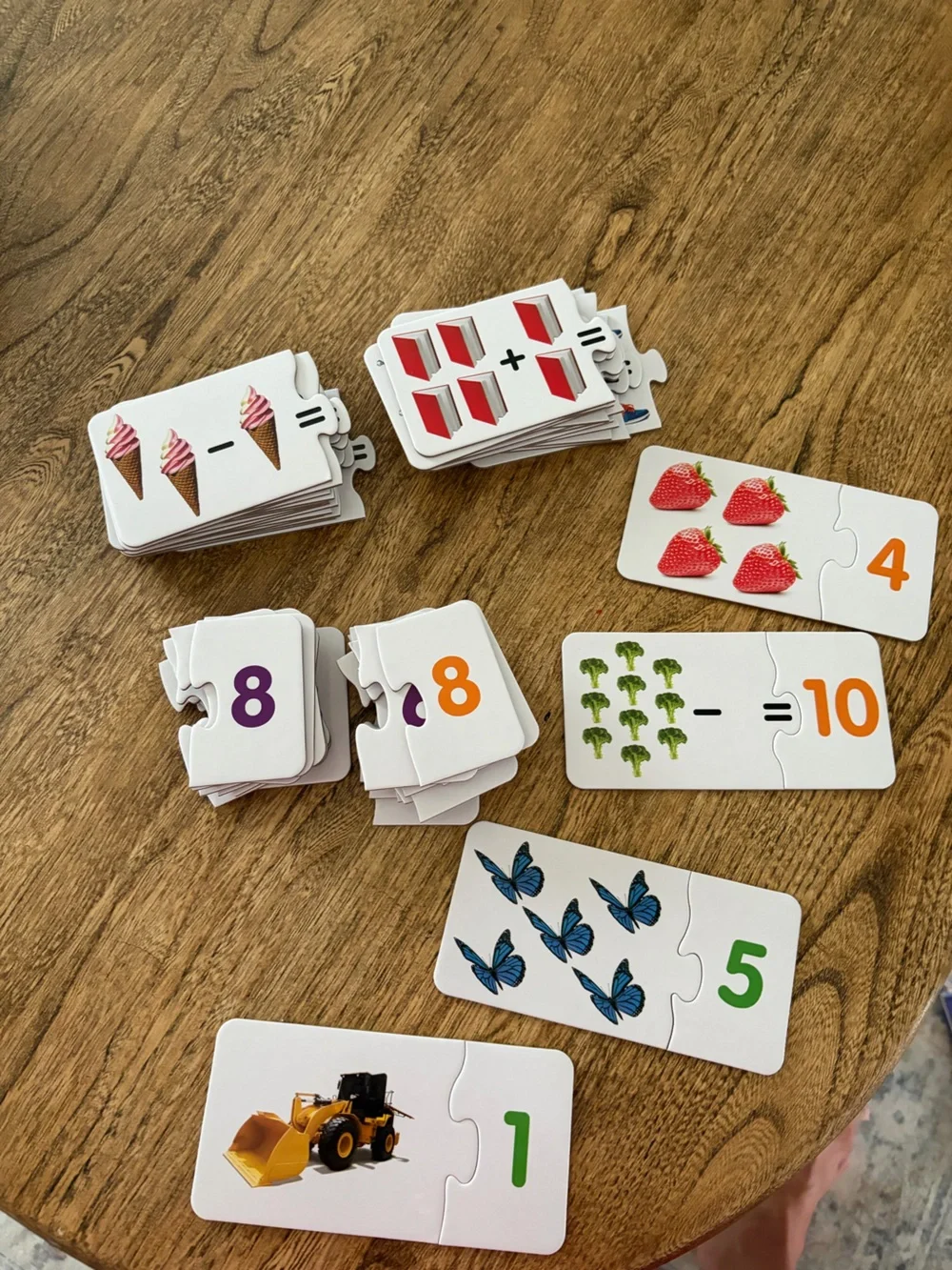 Learning resources math puzzle for toddlers age 3-6 adding subtracting counting